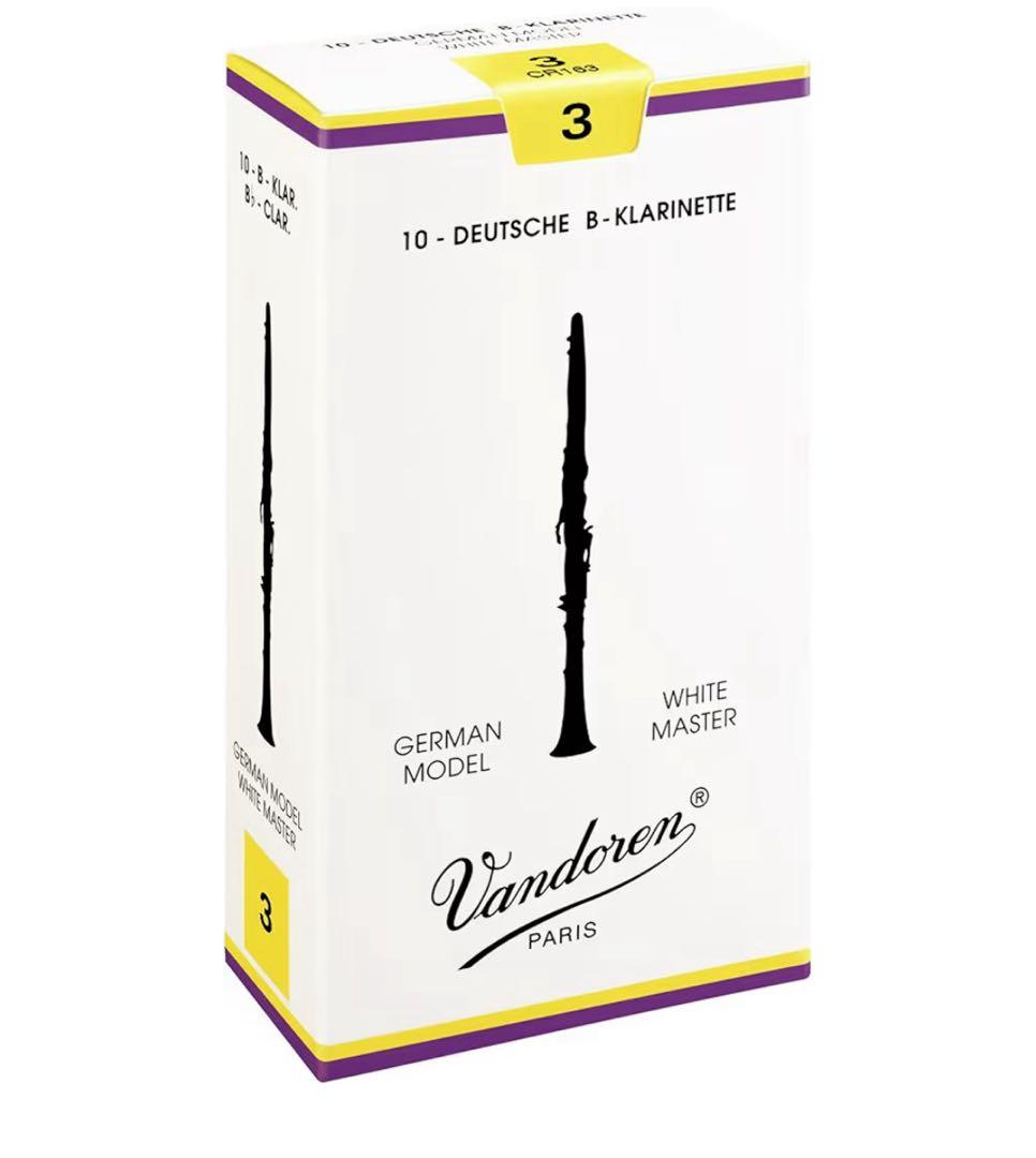 10芦クラリネットallemande Vandoren白マスの伝統力1.5 新品