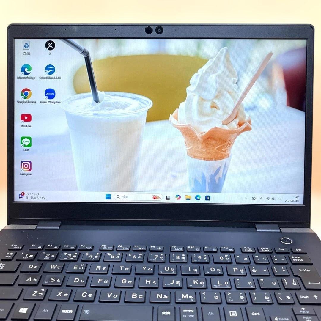 東芝ノートPC Corei5 8GB Windows11 SSD256