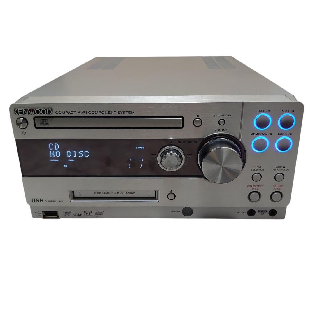 【美品】KENWOOD コンパクトコンポーネントシステム RD-UDA77