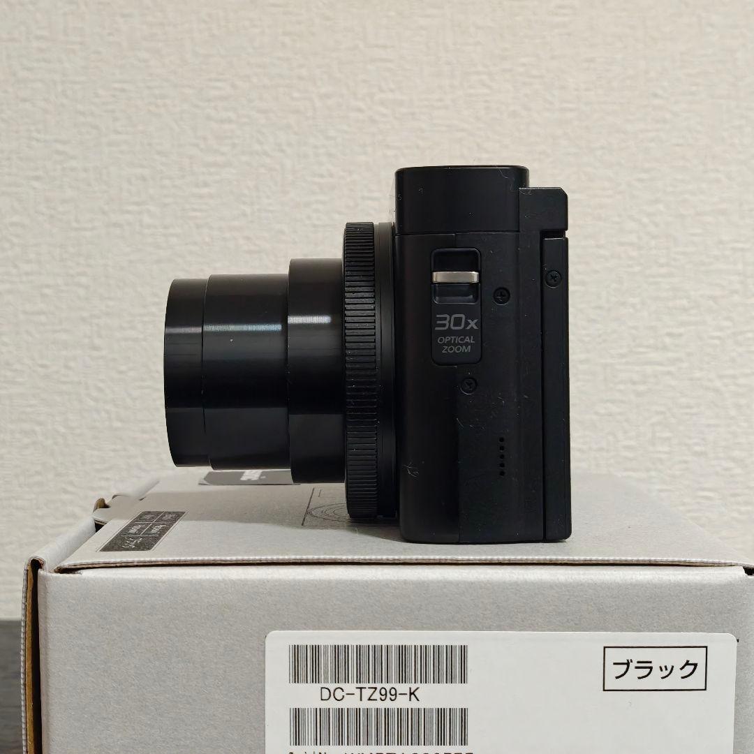 中古美品 LUMIX TZ90 ブラック 本体 2025年7月購入 保証書あり