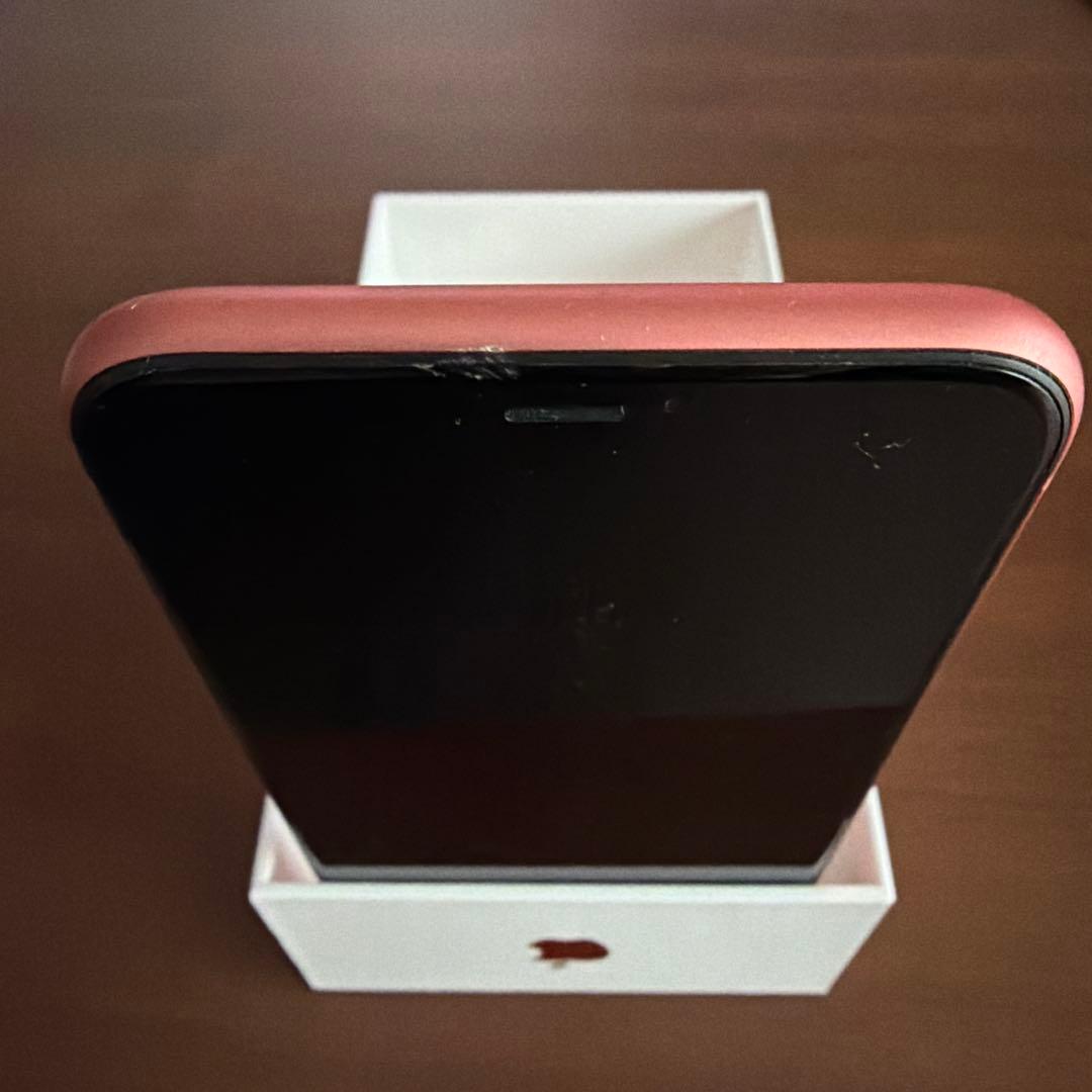 Apple iPhone XR コーラル 65GB 付属品あり