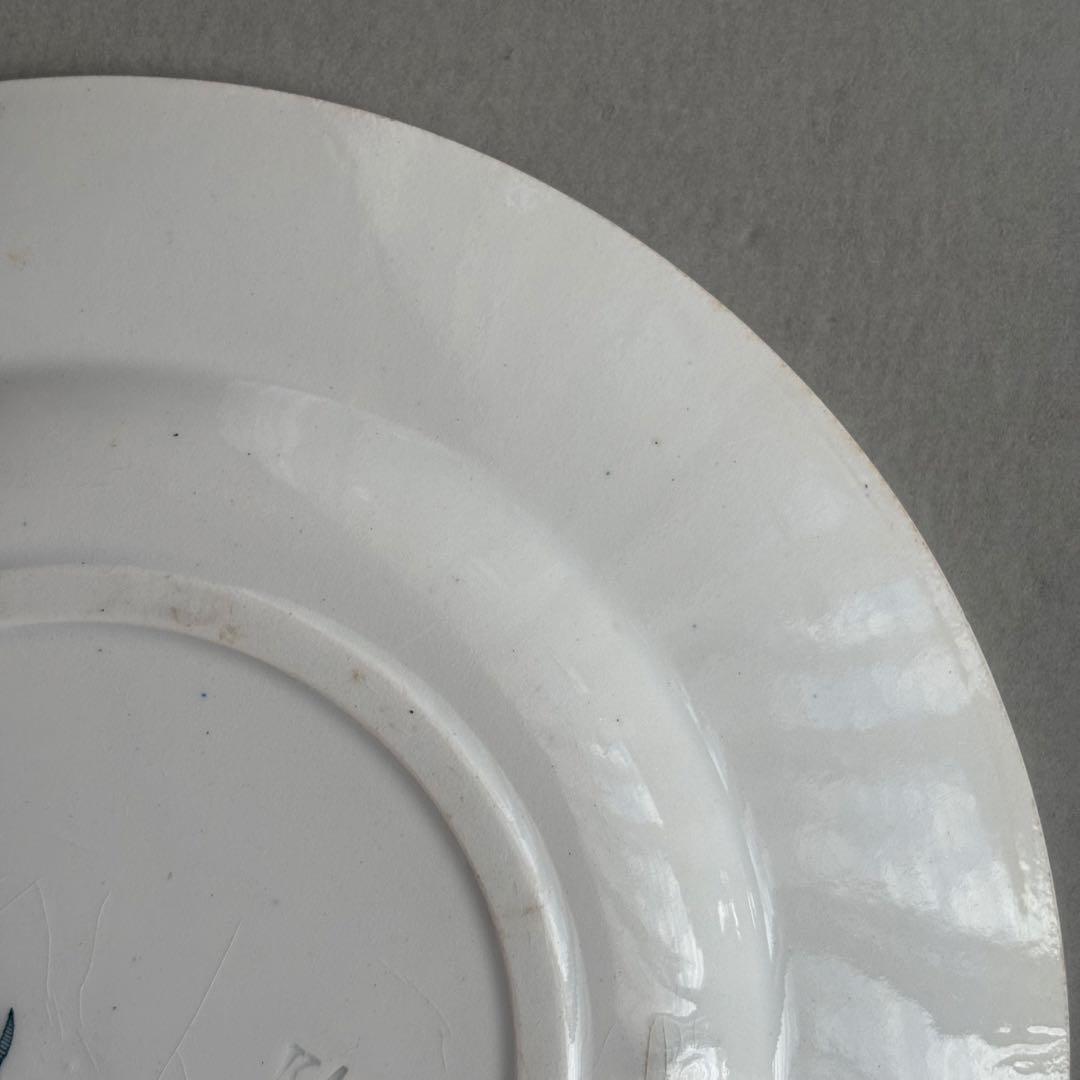 フランスアンティーク Gien ジアンPaysages ディナープレート