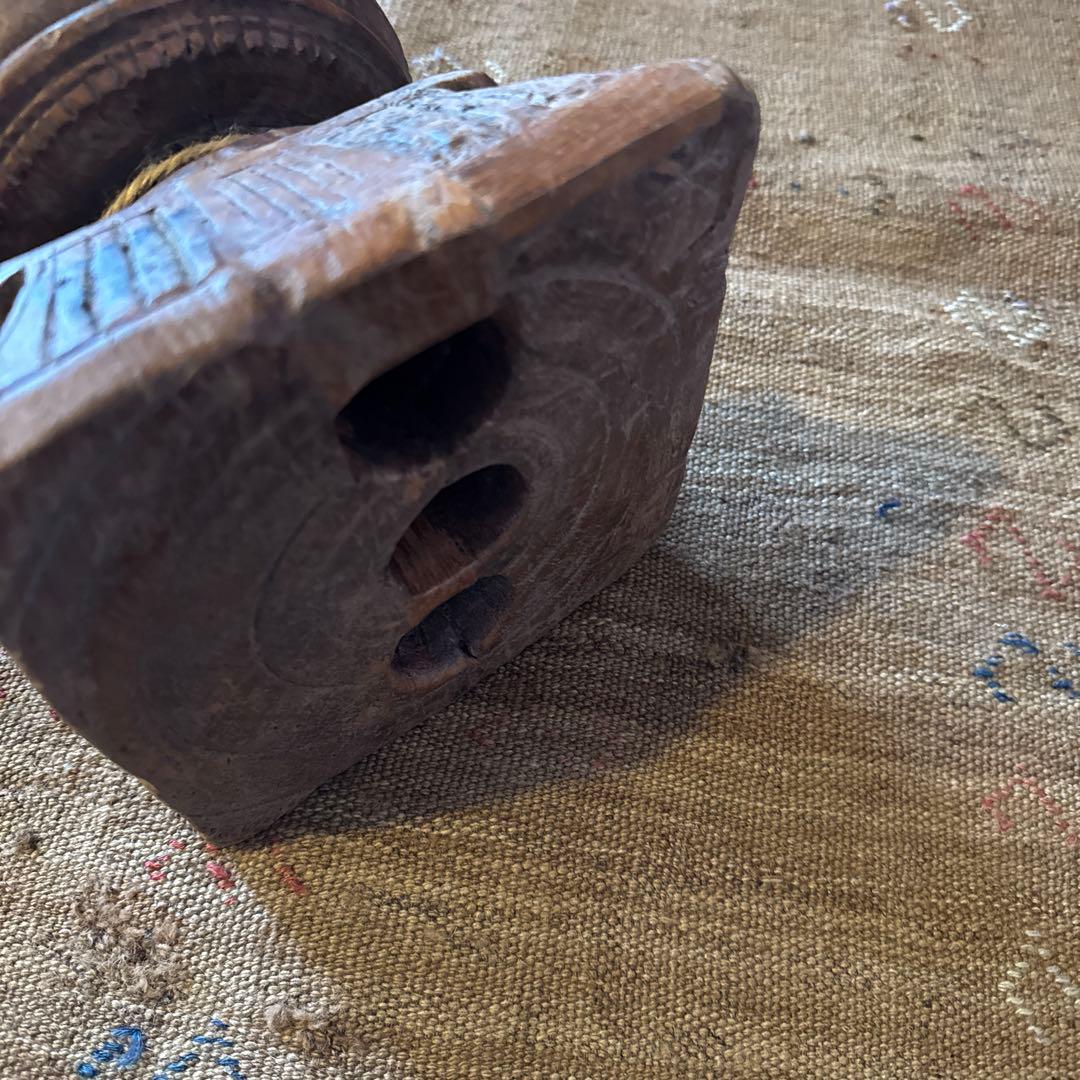 インド木製種まき具