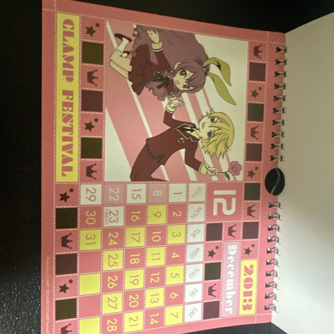 CLAMP FESTIVAL 2013年　卓上カレンダー