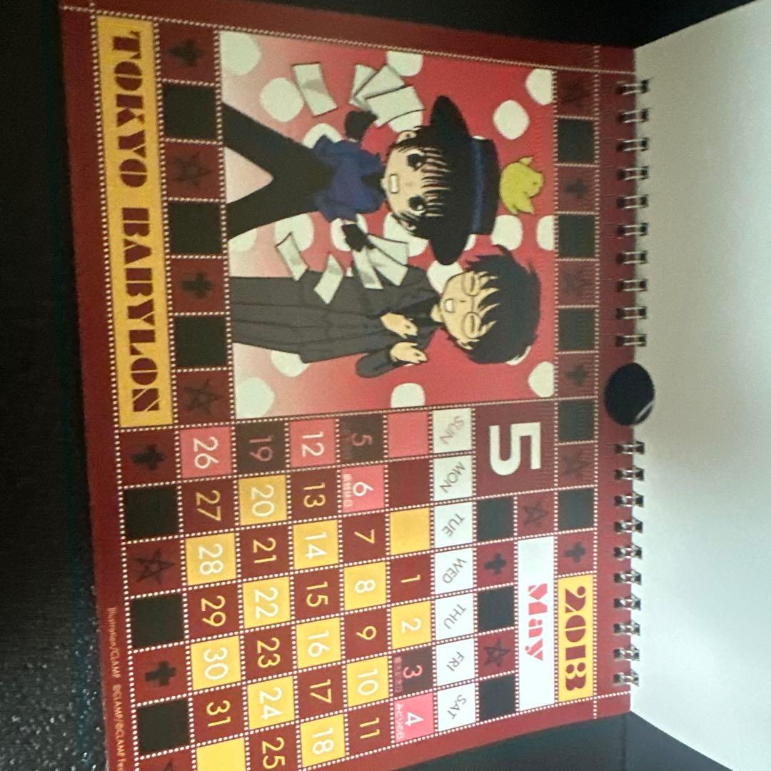 CLAMP FESTIVAL 2013年　卓上カレンダー