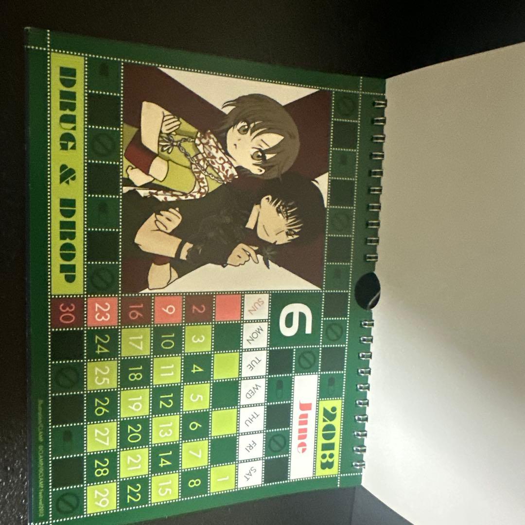 CLAMP FESTIVAL 2013年　卓上カレンダー
