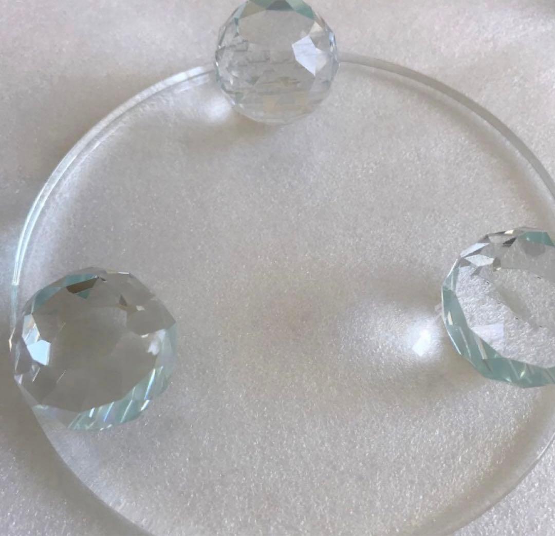 日本製　新品　大日如来仏像　クリスタル　真言宗本尊　ドライフラワーのオブジェ