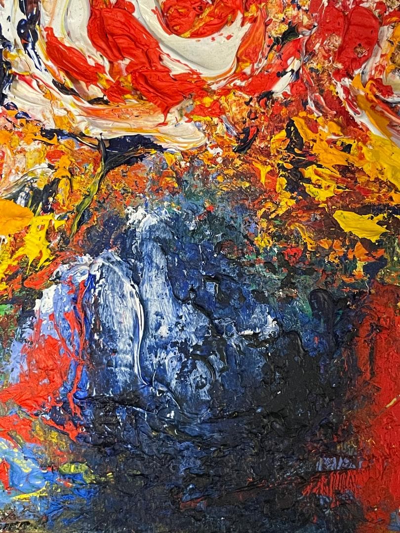 「真作」作者不明　静物画　油彩画　額装　サイン有り　SM号