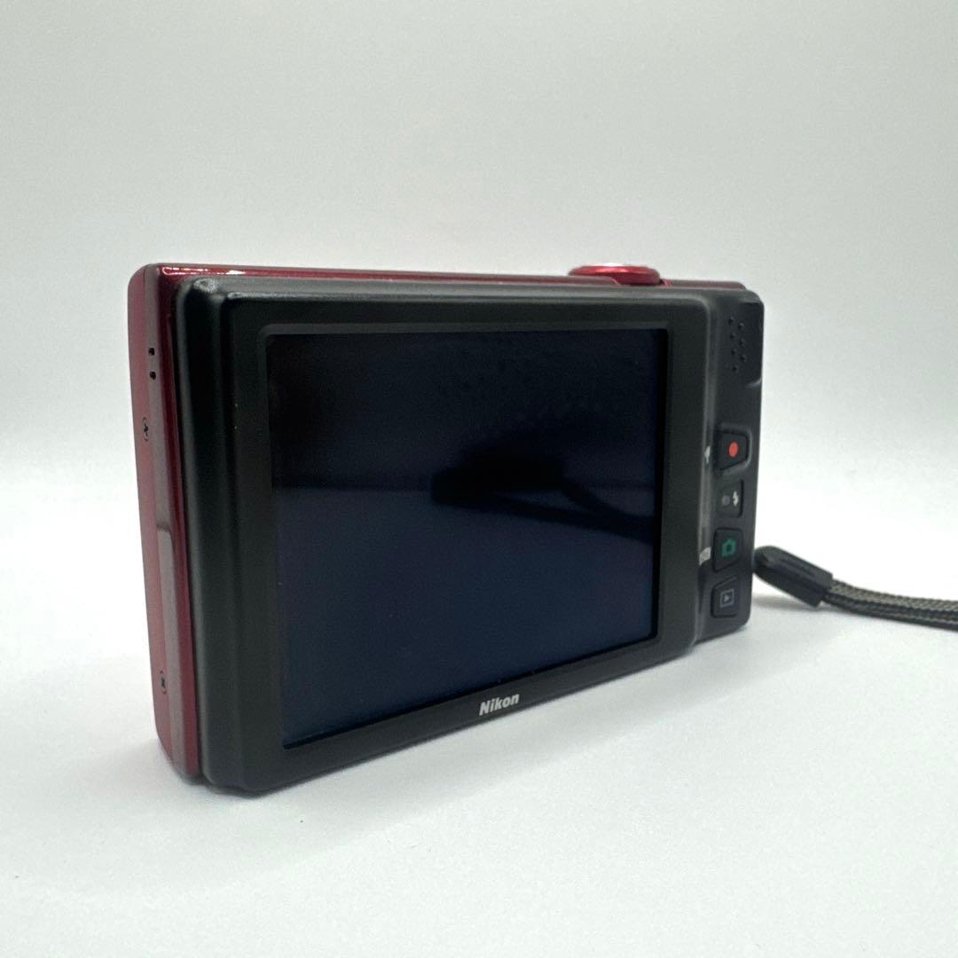 Nikon COOLPIX S6100レッド コンパクトデジタルカメラ