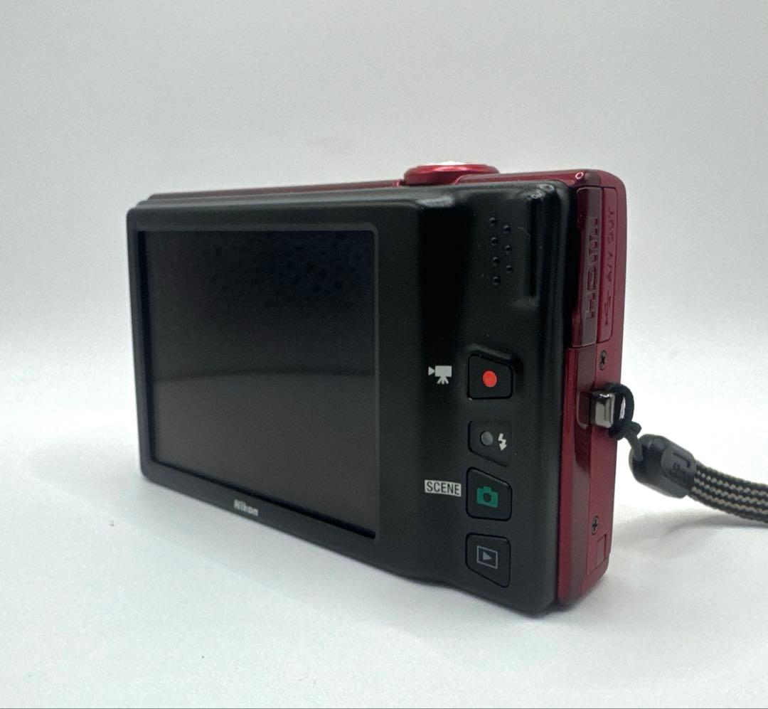 Nikon COOLPIX S6100レッド コンパクトデジタルカメラ