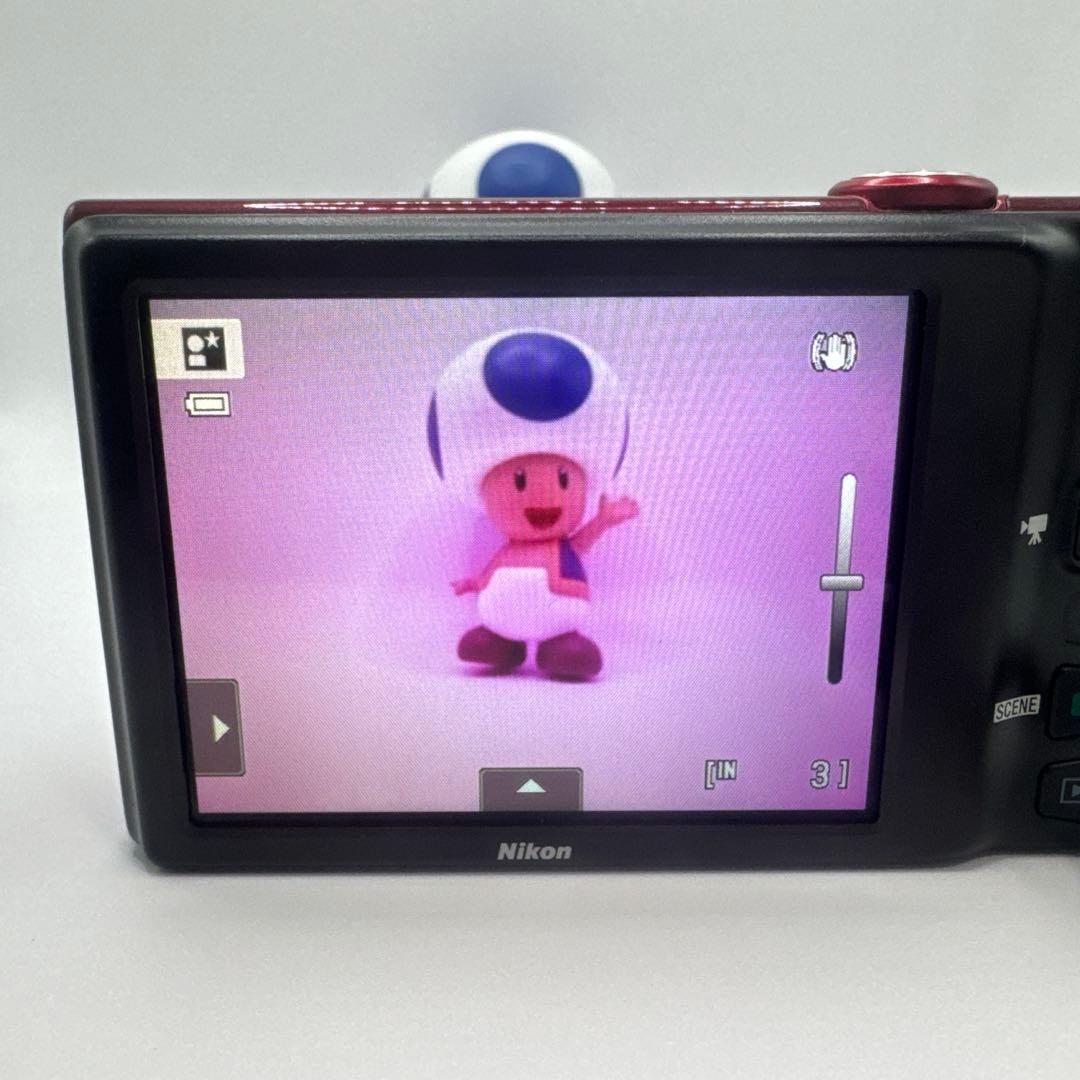 Nikon COOLPIX S6100レッド コンパクトデジタルカメラ