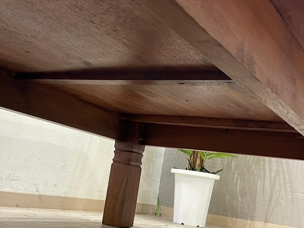 どっしりとした重厚感！分厚い古材を生かした座卓♪天然無垢材