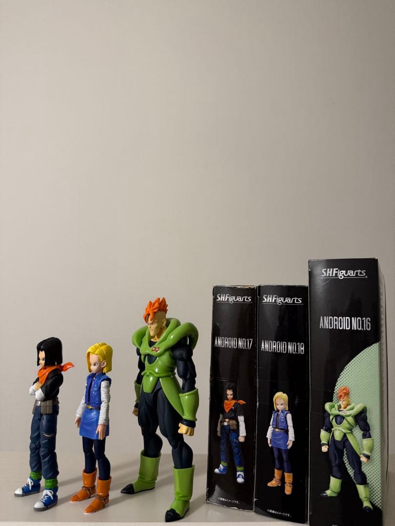 ドラゴンボール　フィギュア　人造人間　16号　17号　18号　国内正規品　開封品