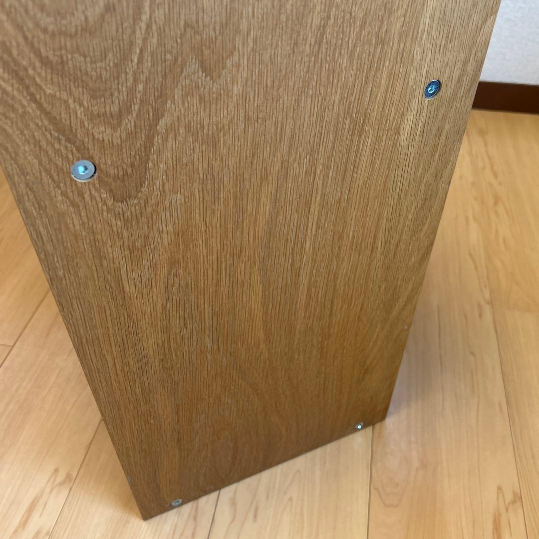 無印良品スタッキングシェルフ ワイド2段 オーク材 棚