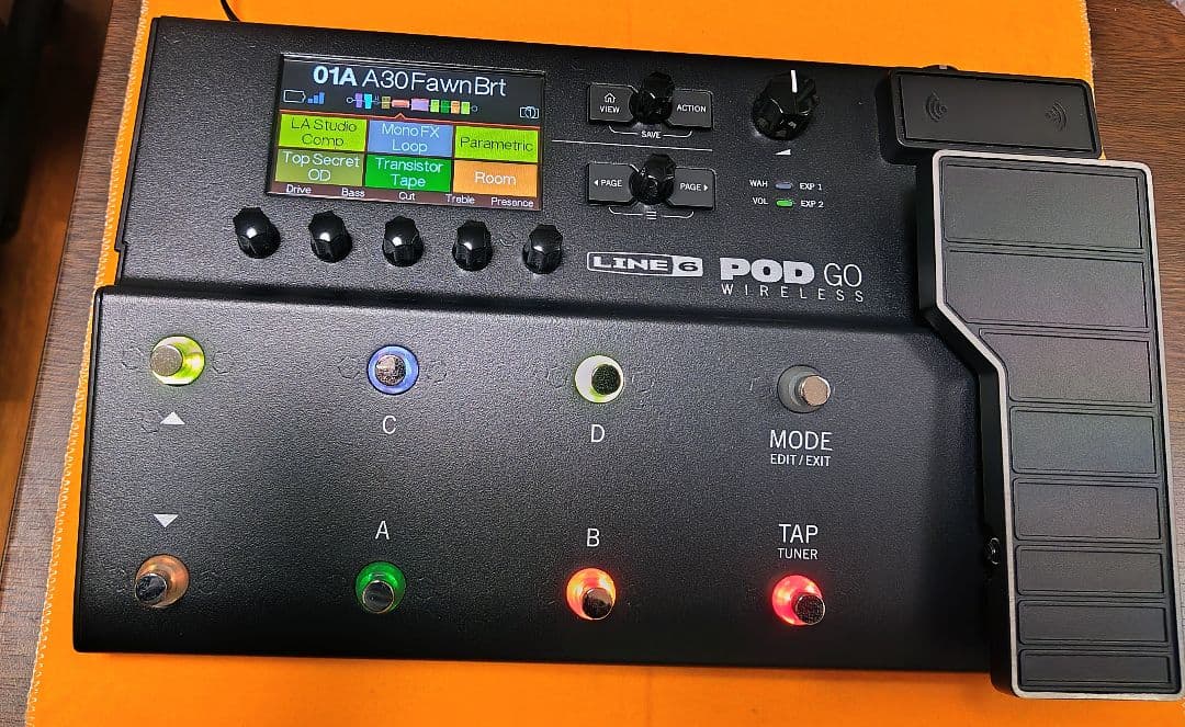 LINE6 POD GO wireless ワイヤレス マルチエフェクター