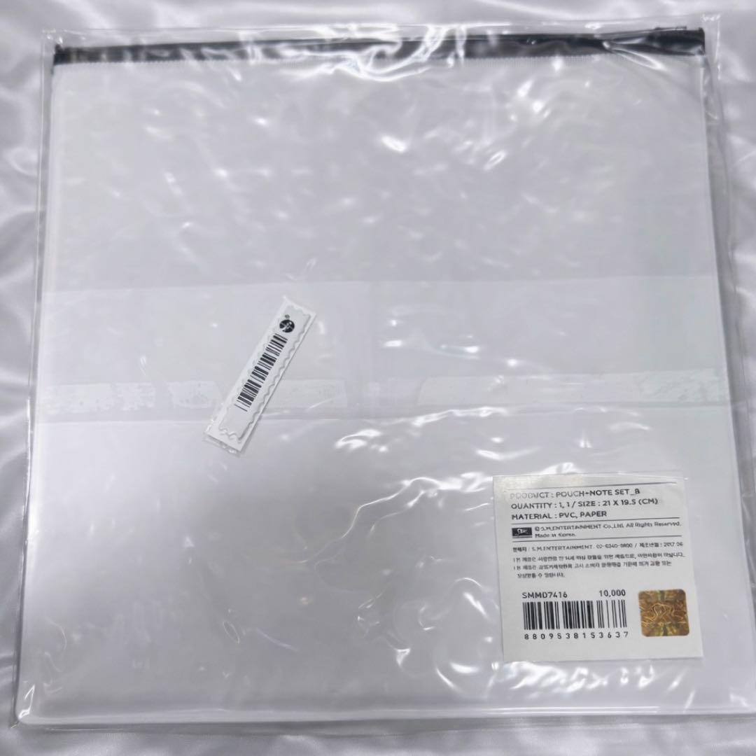 SHINee ジョンヒョン　ポーチ+ノートセットB 公式グッズ