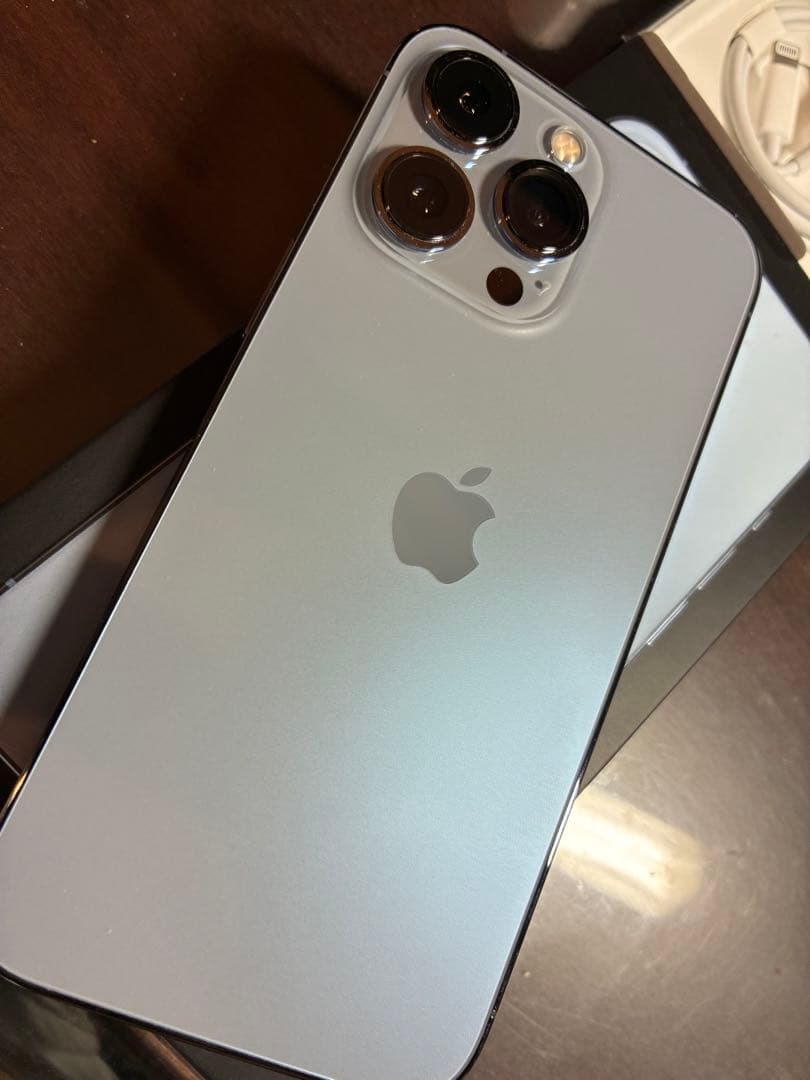 【美品】 iPhone 13 pro max 256GB シエラブルー