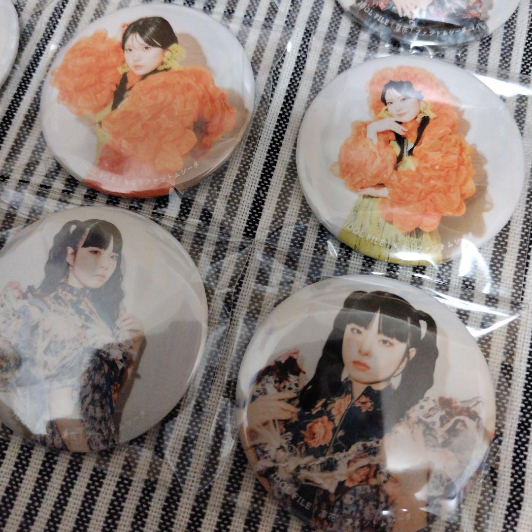 IDOL FILE ランダム缶バッジ ファントムシータ 美雨 凛花 もな 百花