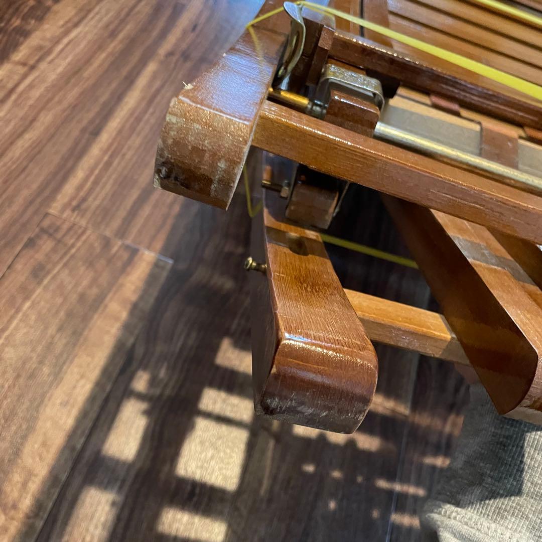 折りたたみ式 竹製ロッキングチェア 5段階調整 耐荷重200kg 新品