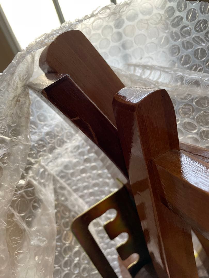 折りたたみ式 竹製ロッキングチェア 5段階調整 耐荷重200kg 新品