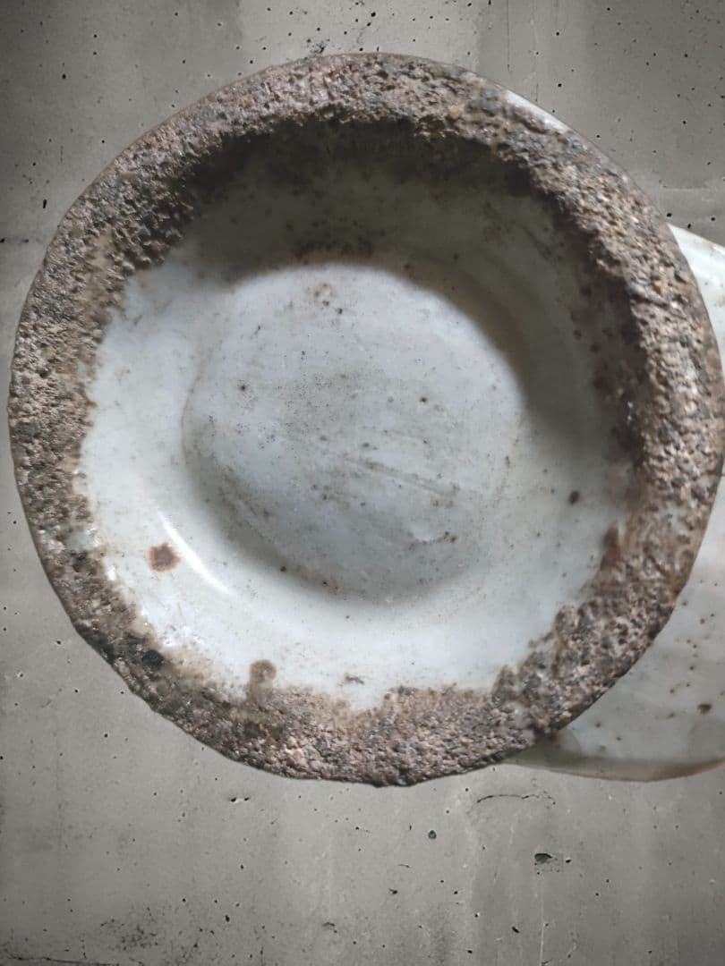 李朝白磁　扁壺　徳利　花入　朝鮮美術　時代物　骨董