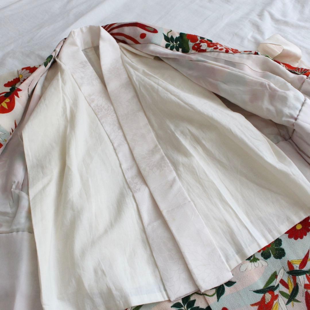 七五三 3歳〜5歳 女の子 子供 アンティーク 着物 被布 セット