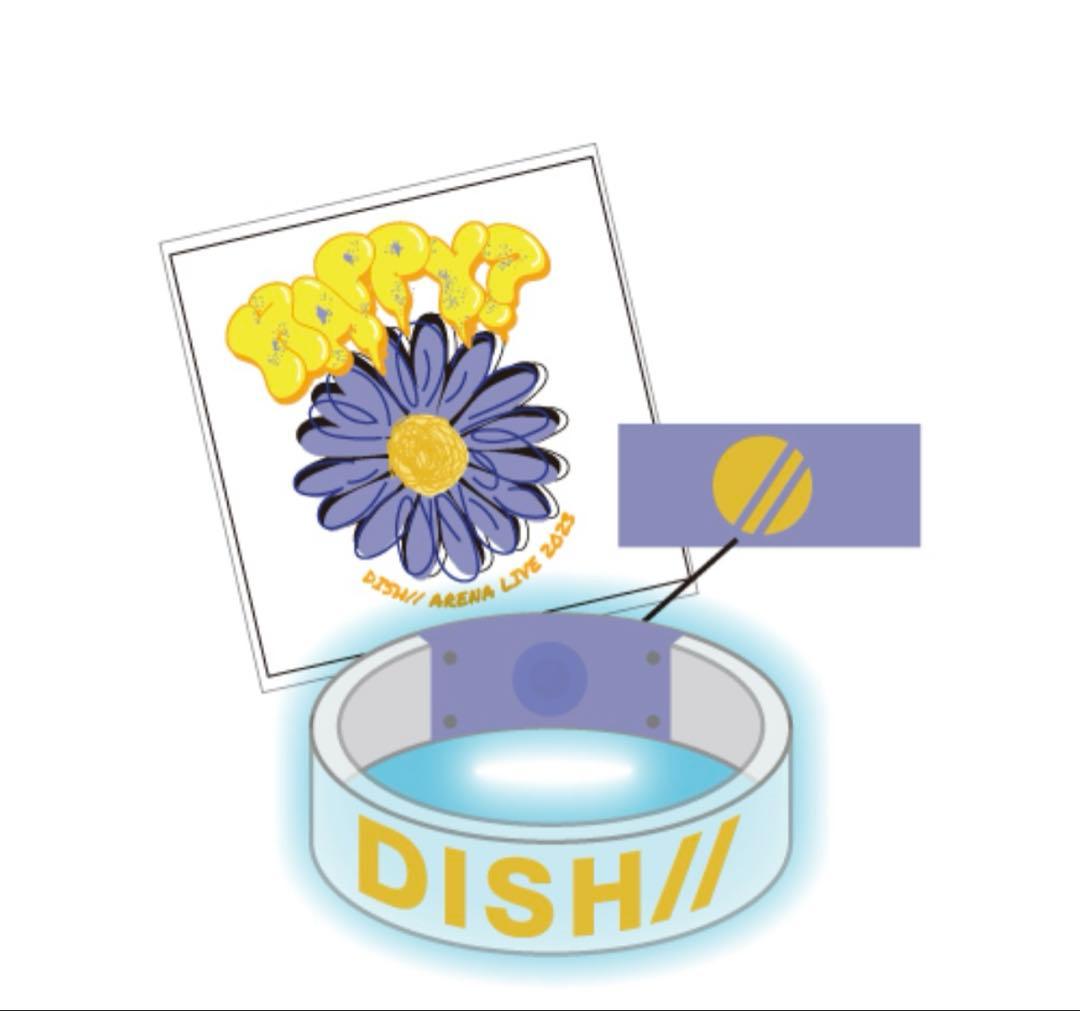 DISH//ライトバングル、ラバーバンド、キーホルダー
