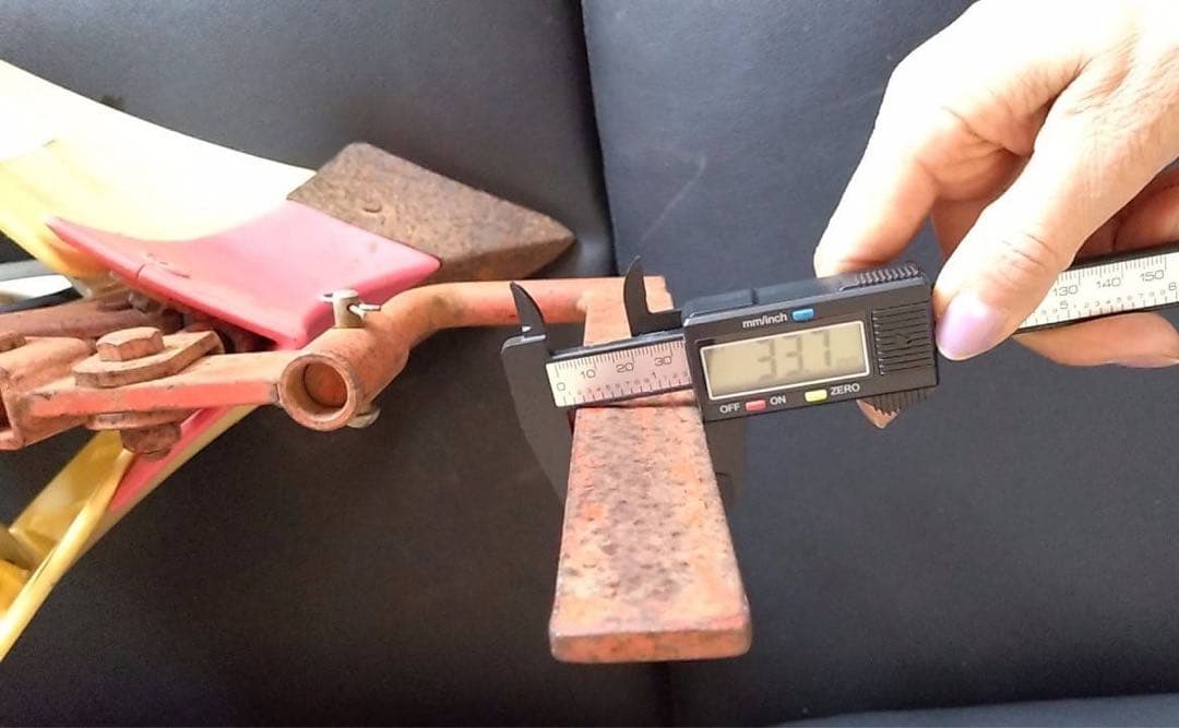 黄色の培土機（2枚羽付き・長さ調節可）③