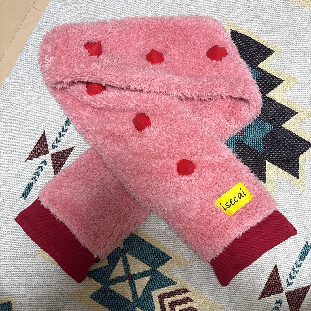 IsecaI 棘マフラー ピンク