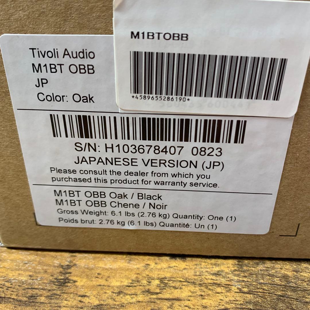 K846⭐︎未使用品 チボリオーディオM1BT Bluetooth Radio