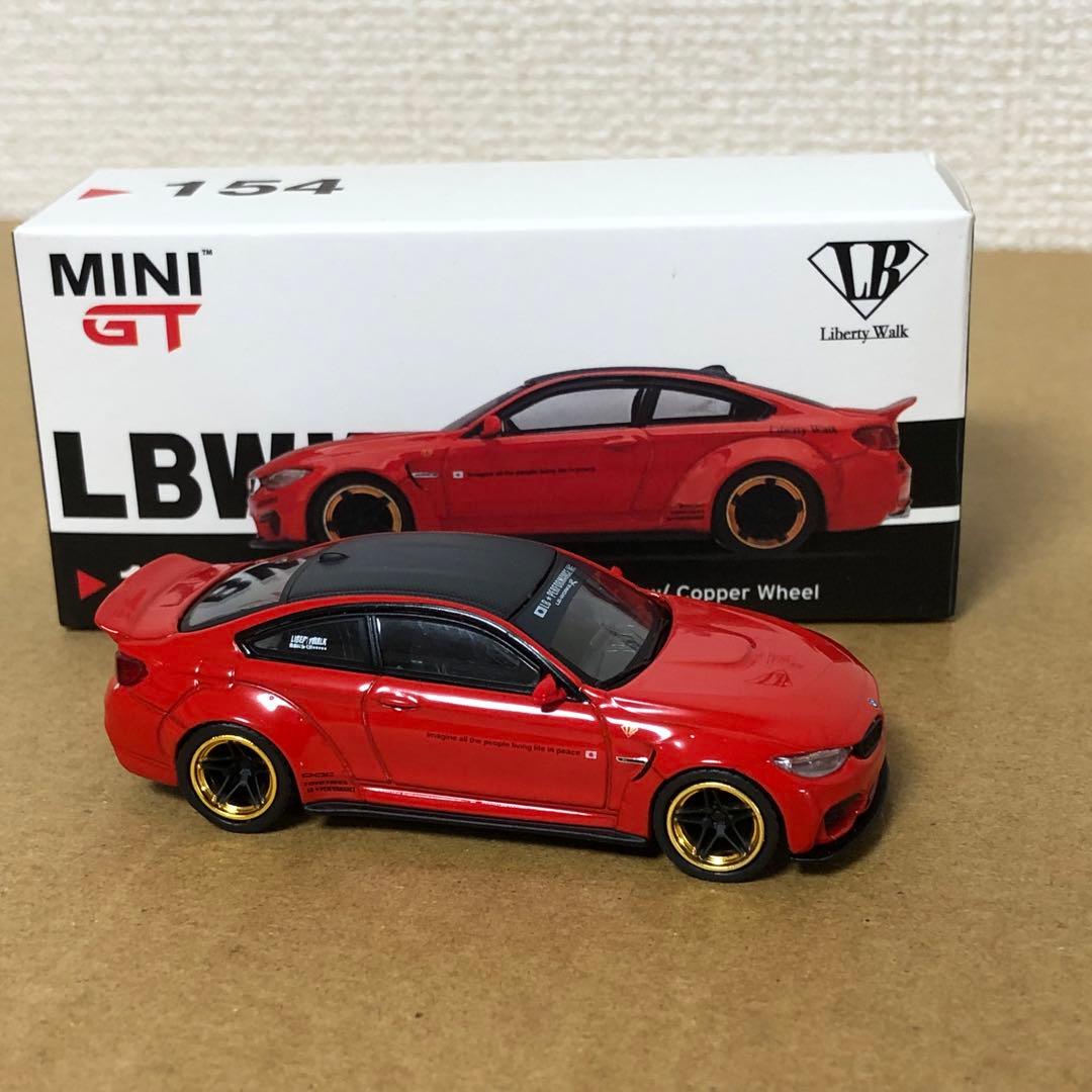 MINI GT　LBWK　 M4　RED w/ COPPER WHEEL