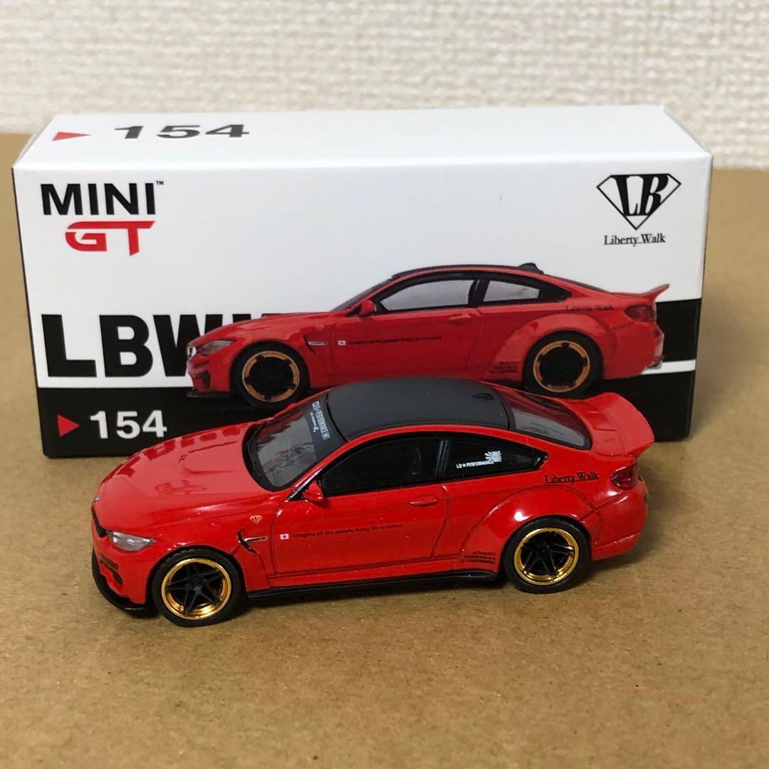 MINI GT　LBWK　 M4　RED w/ COPPER WHEEL