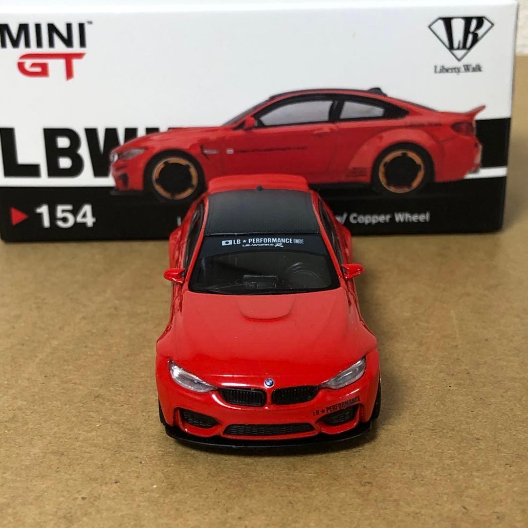 MINI GT　LBWK　 M4　RED w/ COPPER WHEEL