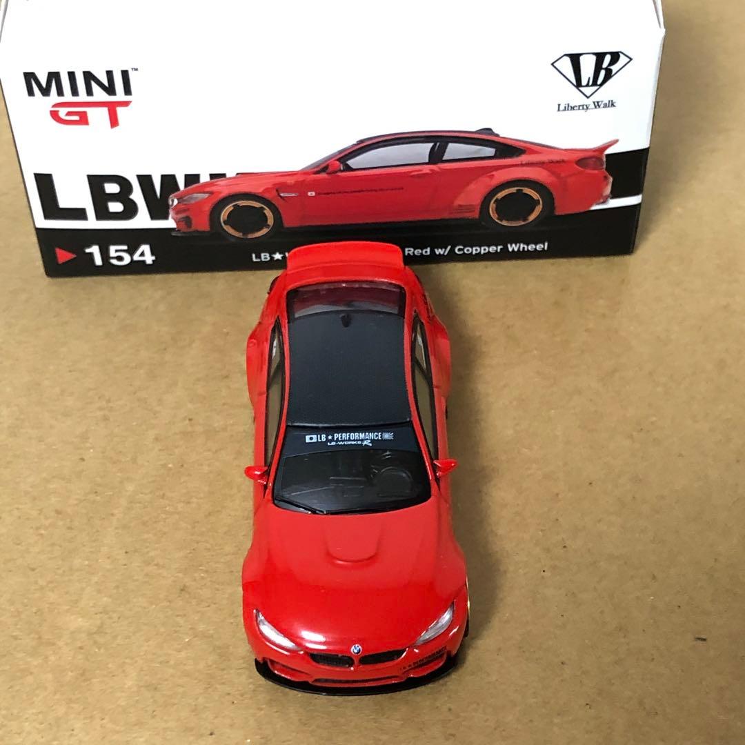MINI GT　LBWK　 M4　RED w/ COPPER WHEEL