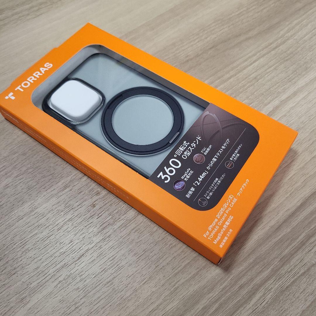 iPhone17 TORRAS Ostand Pro CASE クリアブラック