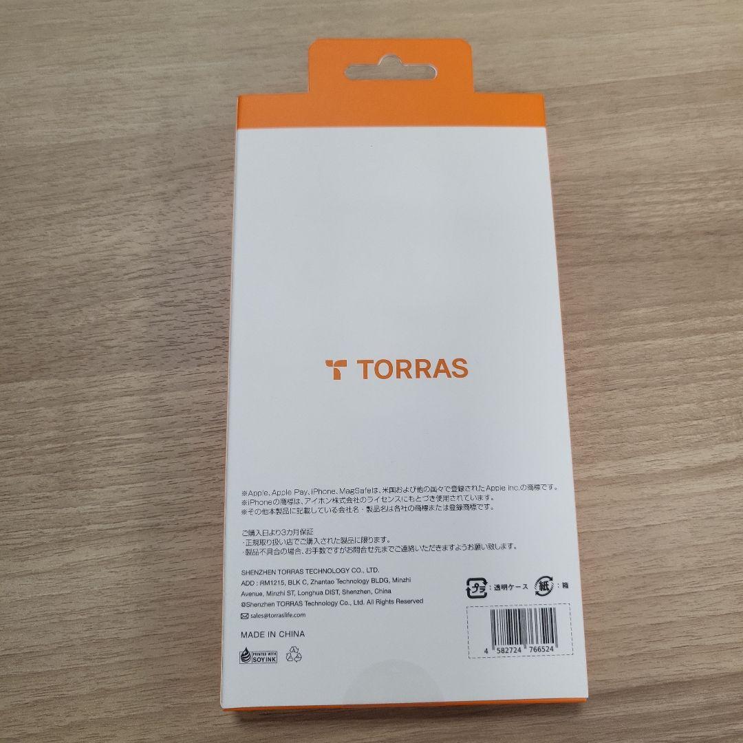 iPhone17 TORRAS Ostand Pro CASE クリアブラック