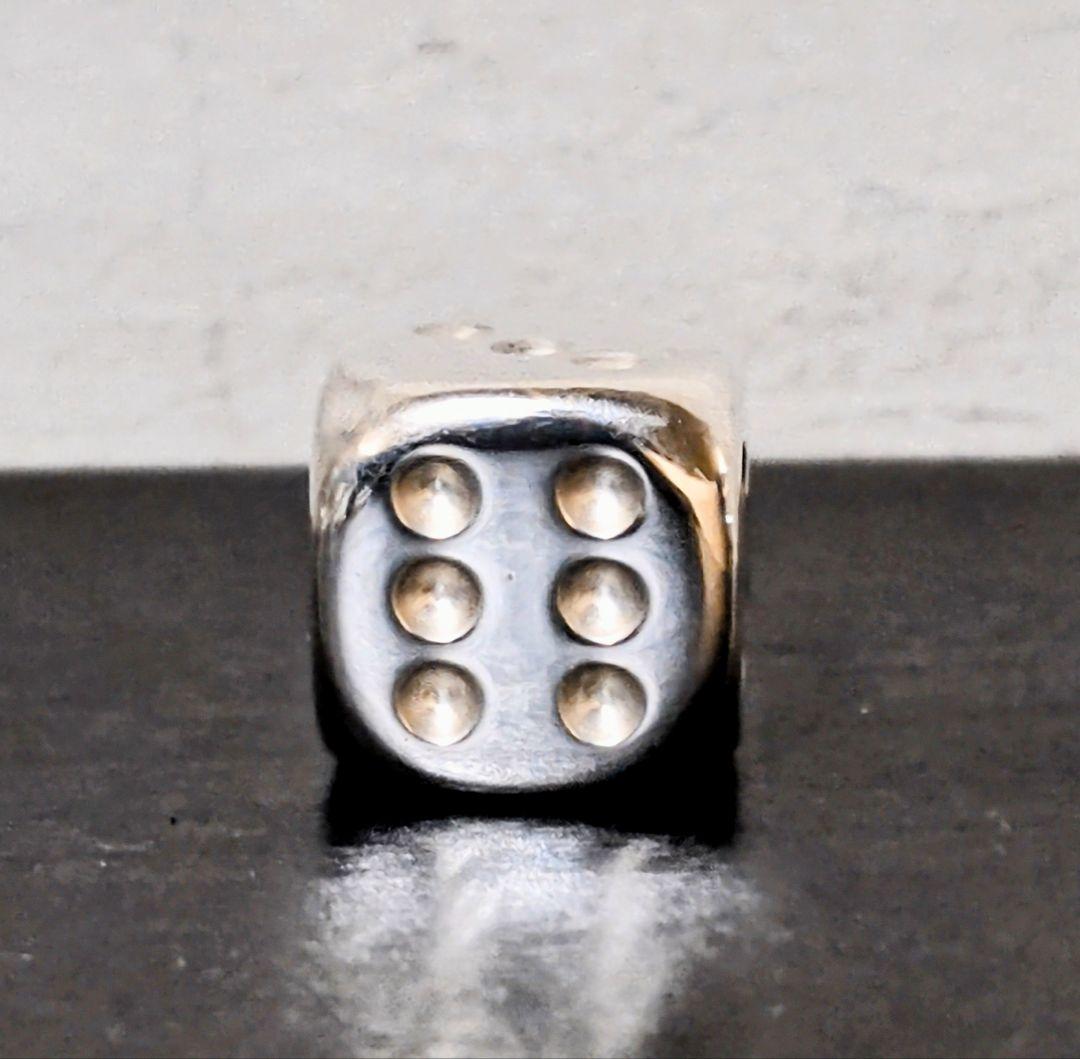シルバーサイコロアクセサリー