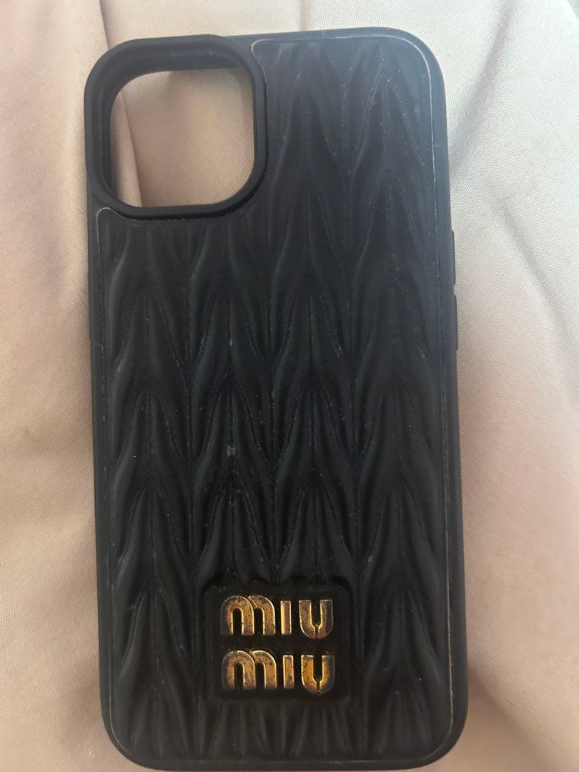 MIUMIU マテラッセ iPhone14 スマホケース
