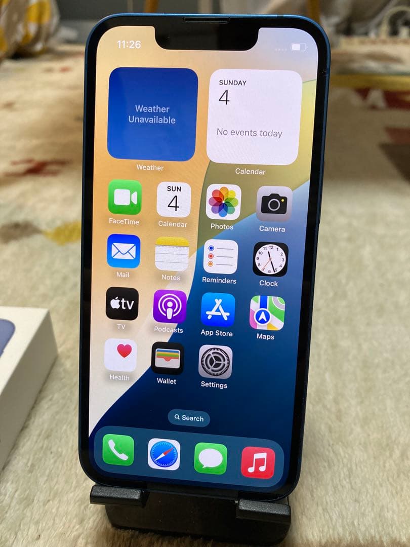 未使用に近い iPhone 13 mini ブルー 256GB -SIMフリー、