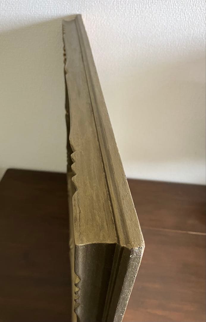 HaRu 向日葵 ひまわり 花瓶 絵画 油絵 ♪ アンティーク 額縁 F6