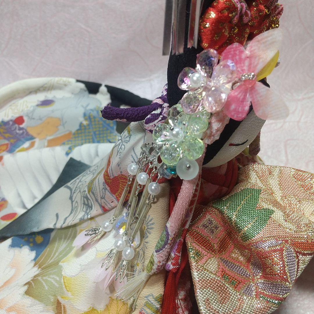 ちりめん細工 花魁 古布