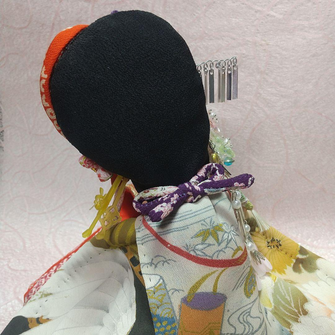 ちりめん細工 花魁 古布