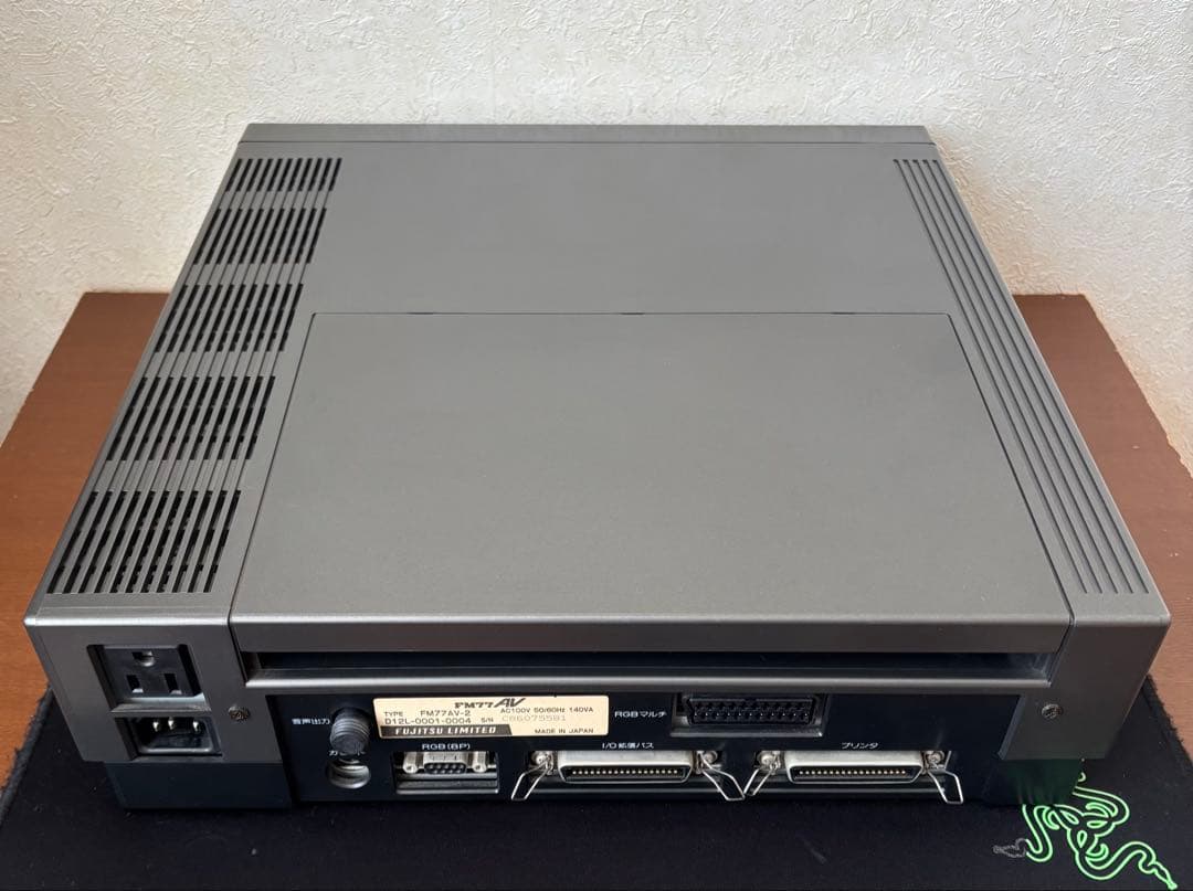 FM77AV 本体とキーボード 動作品 箱付き
