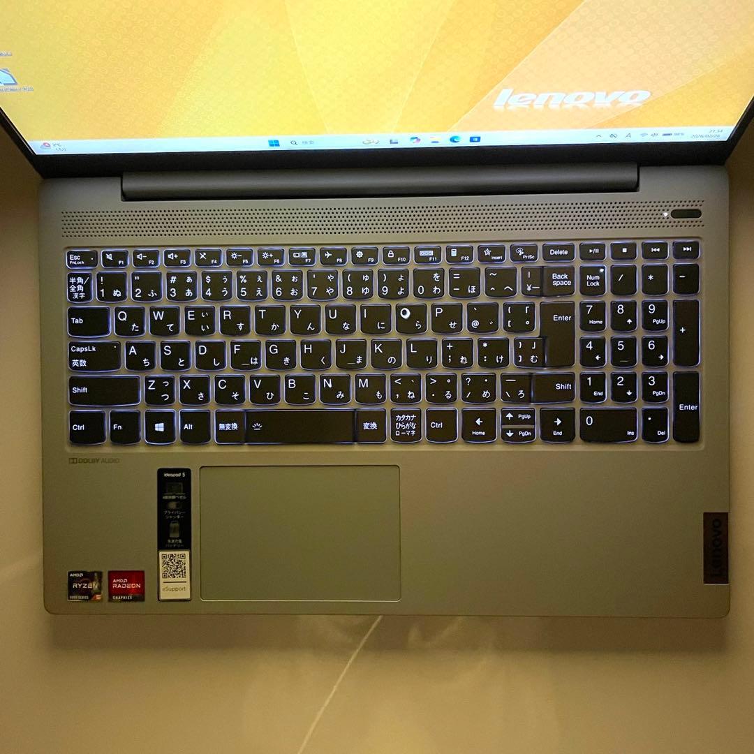 ★美品★ レアPC Ryzen5 SSD256GB Lenovo YY2