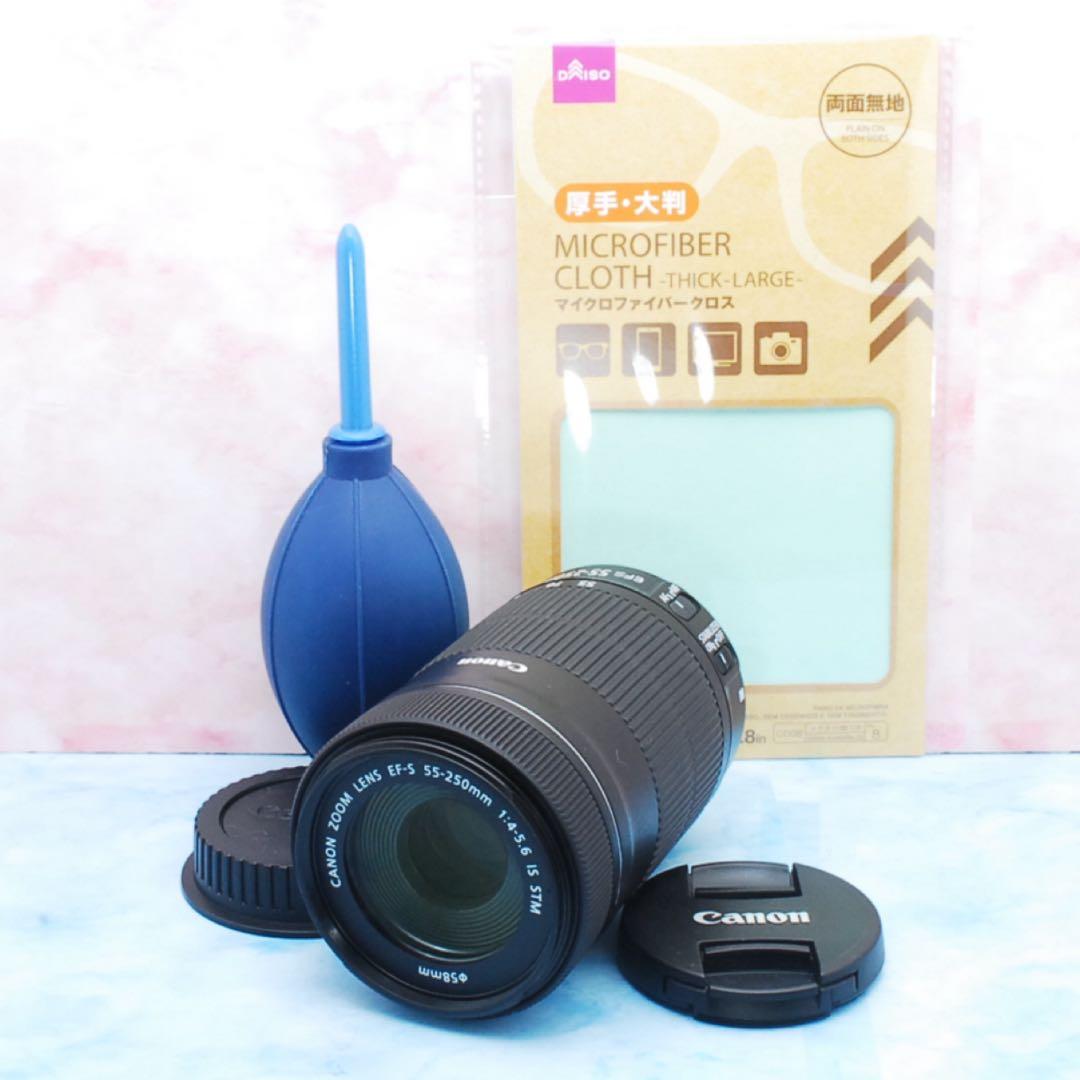 Canon EF-S 55-250mm IS STM☆極美品♪