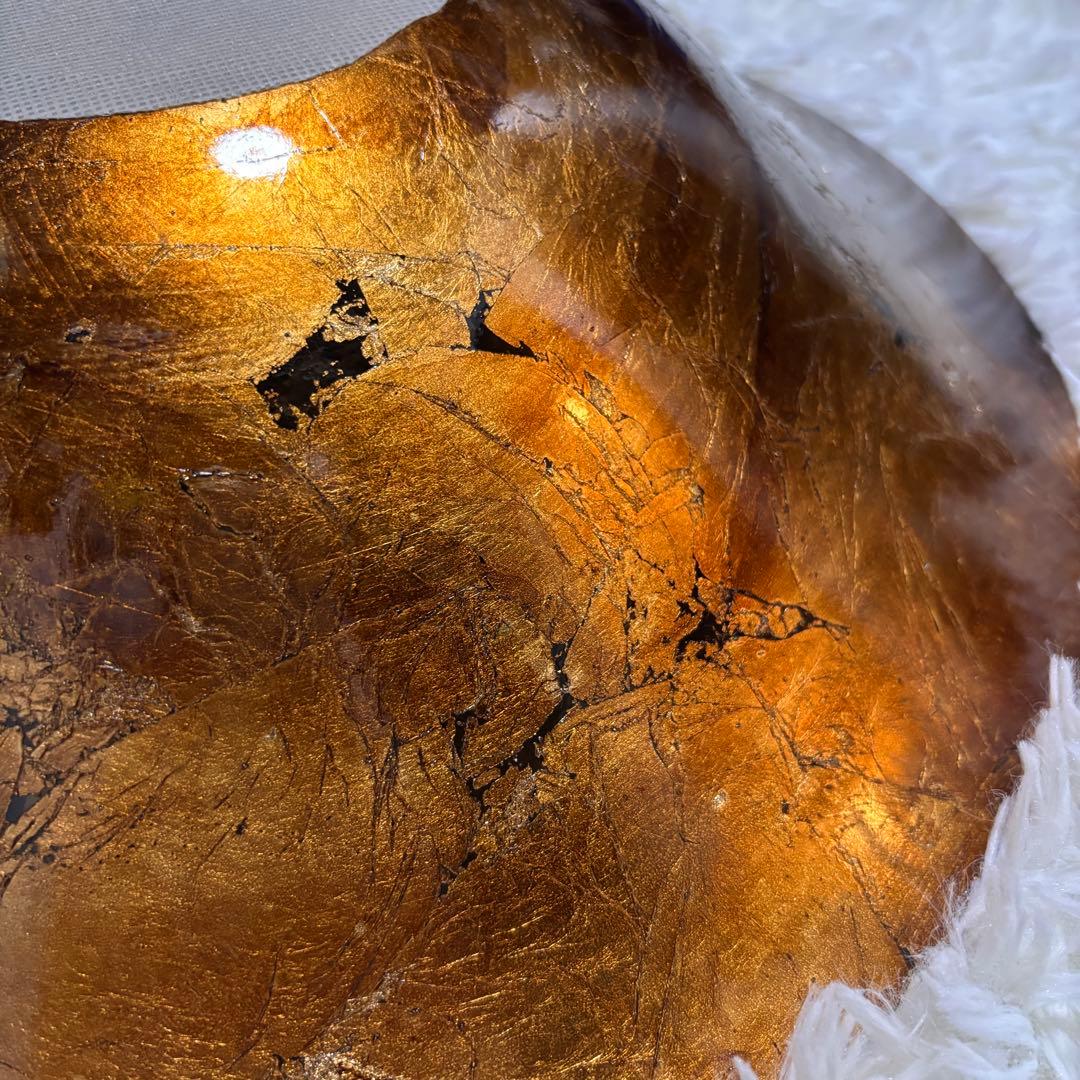 【未使用品】MURANO イタリア製　アート　ガラス 大皿　ボウル　39cm