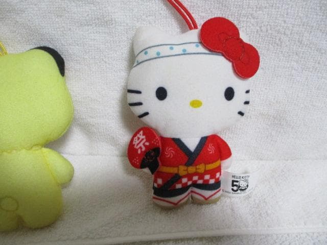 キティ　ストラップ 8点 マクドナルドハッピーセット 2000年 テニス/シェフ