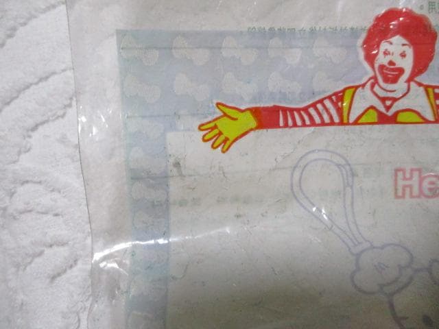 キティ　ストラップ 8点 マクドナルドハッピーセット 2000年 テニス/シェフ