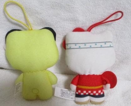 キティ　ストラップ 8点 マクドナルドハッピーセット 2000年 テニス/シェフ