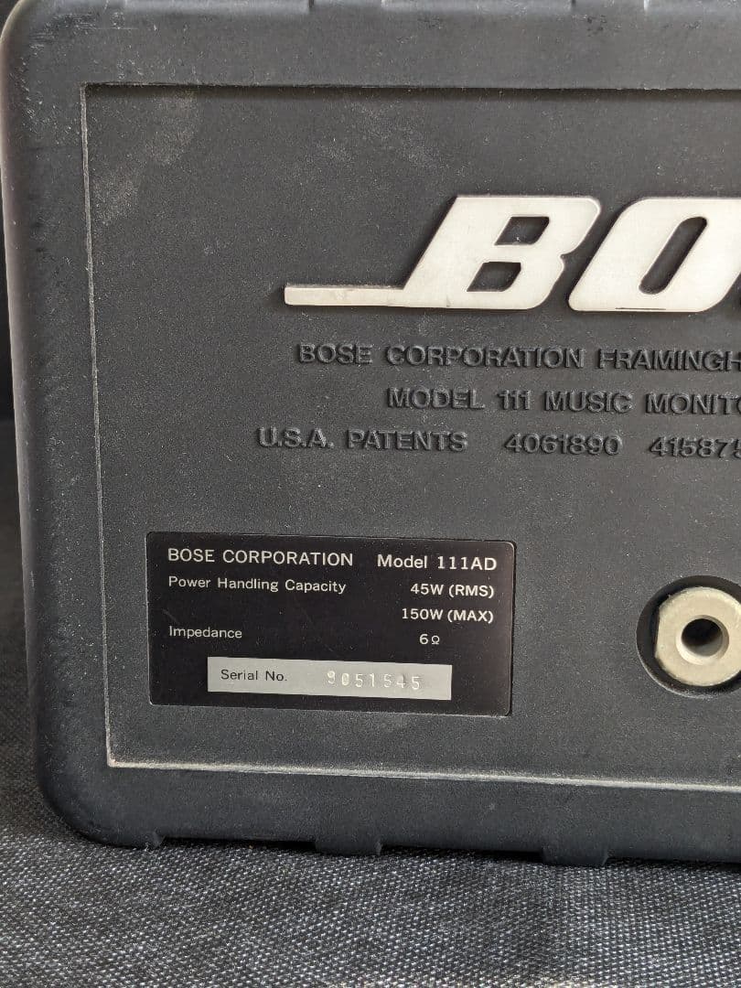 【ジャンク品扱い】 BOSE 111AD スピーカーシステム ペア